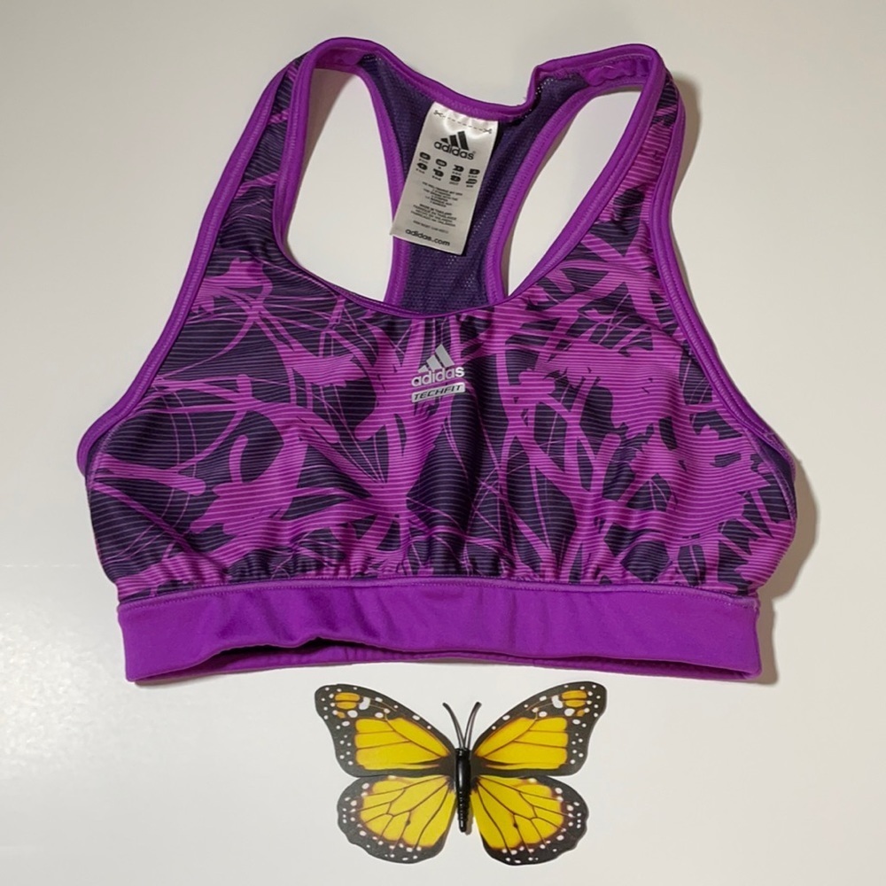 164-EUC Adidas Tech Fit Climacool Sports Bra